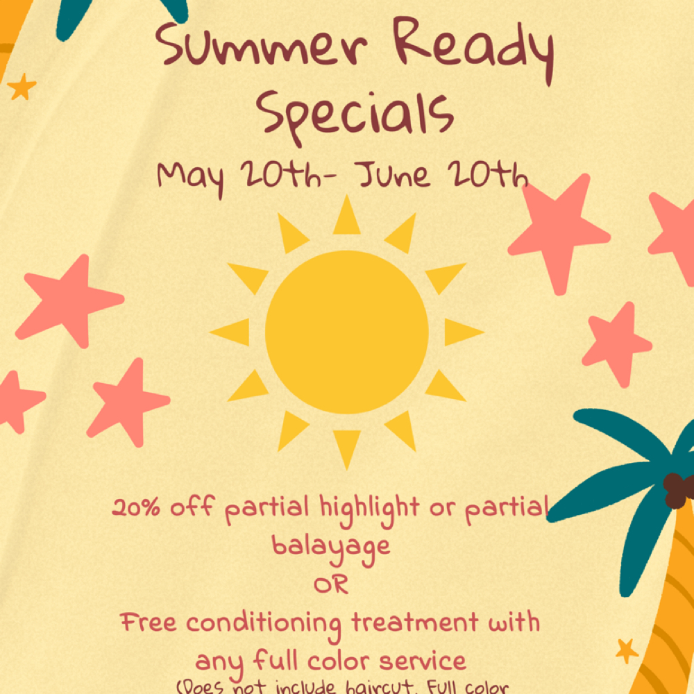Summer Ready Special 5/20-6/20 at The Glam Edge in Chesapeake, VA