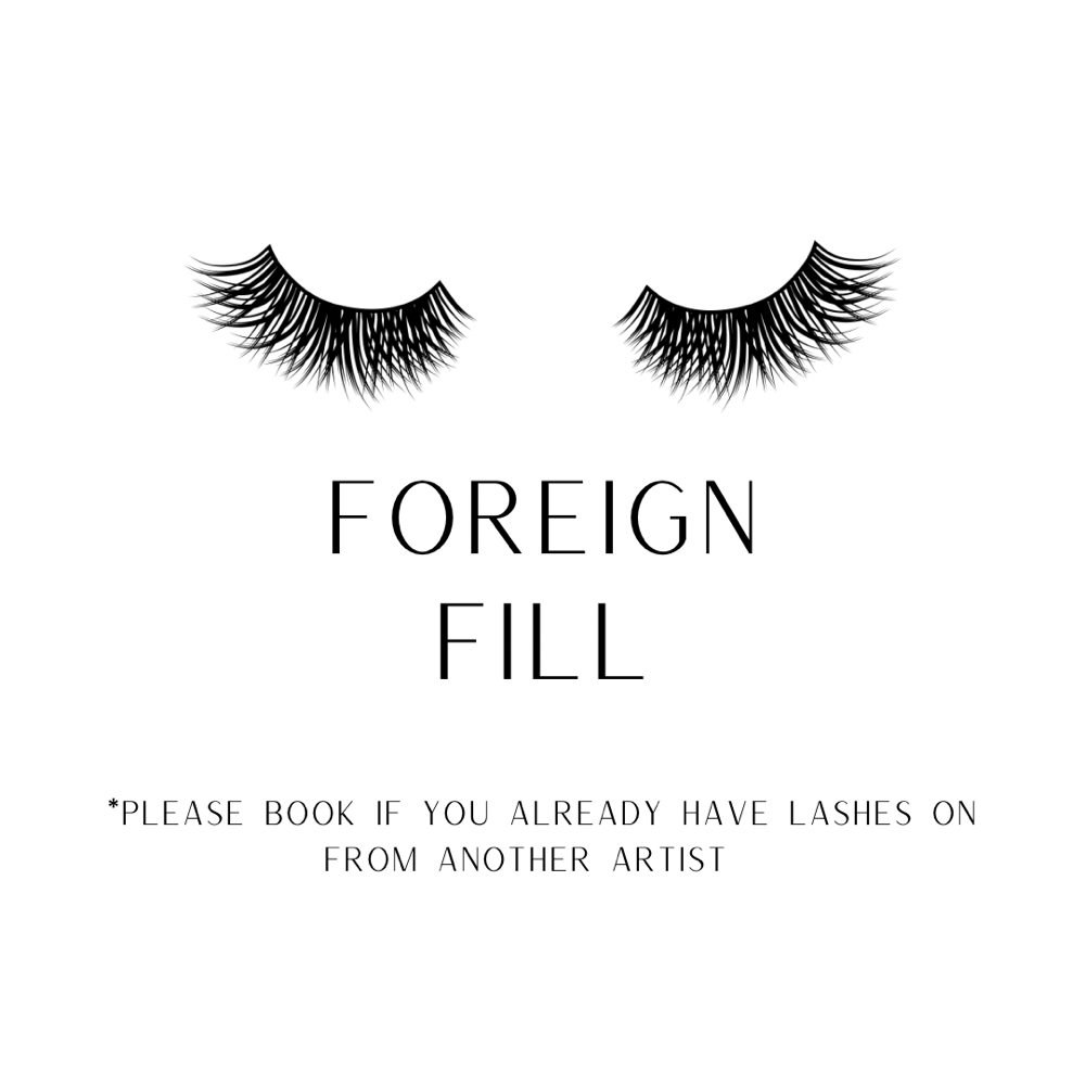 Foreign Fill at Kiss My Lash in Angola, IN