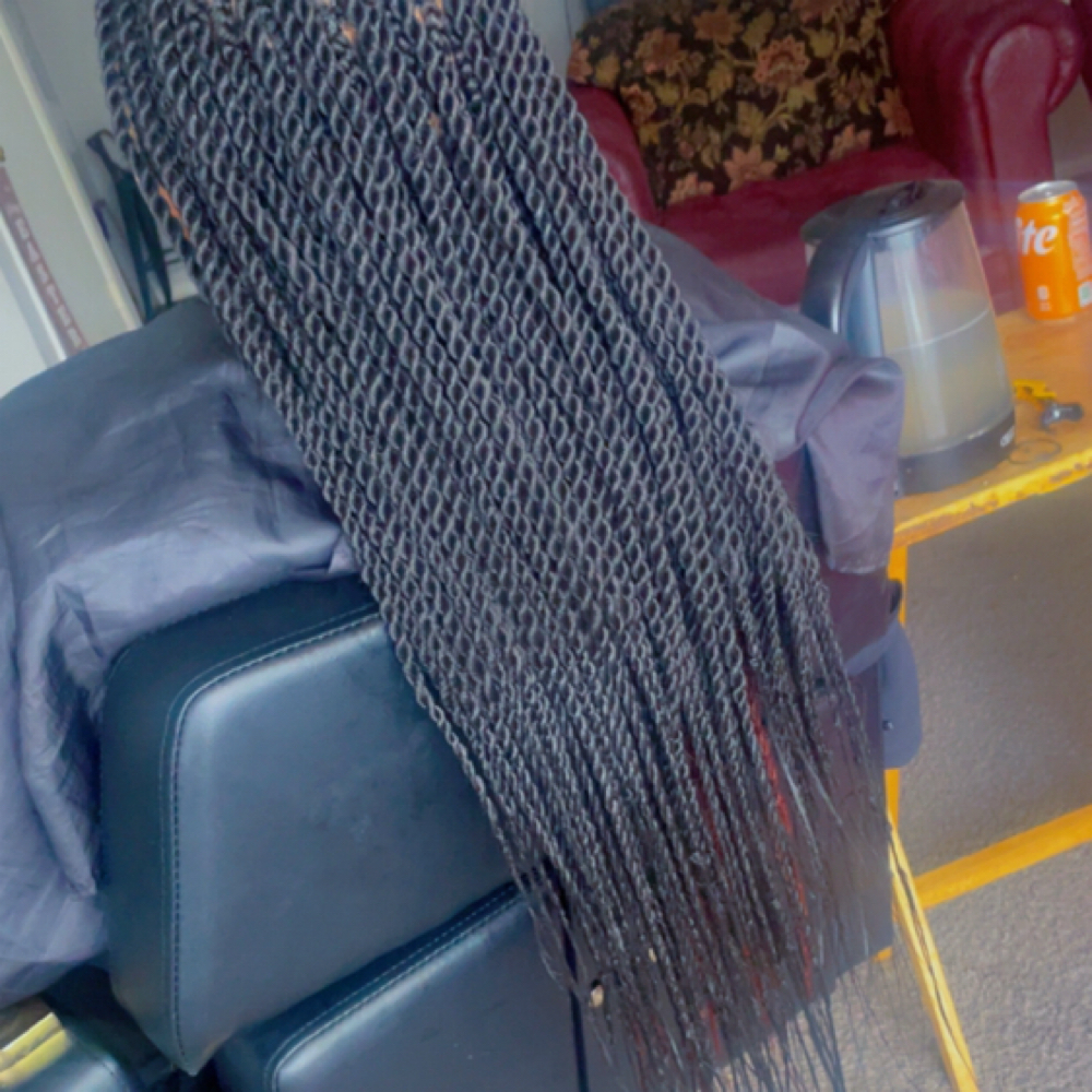 Knotless Senagalese at TheeBraidBox LLC in Winston Salem, NC