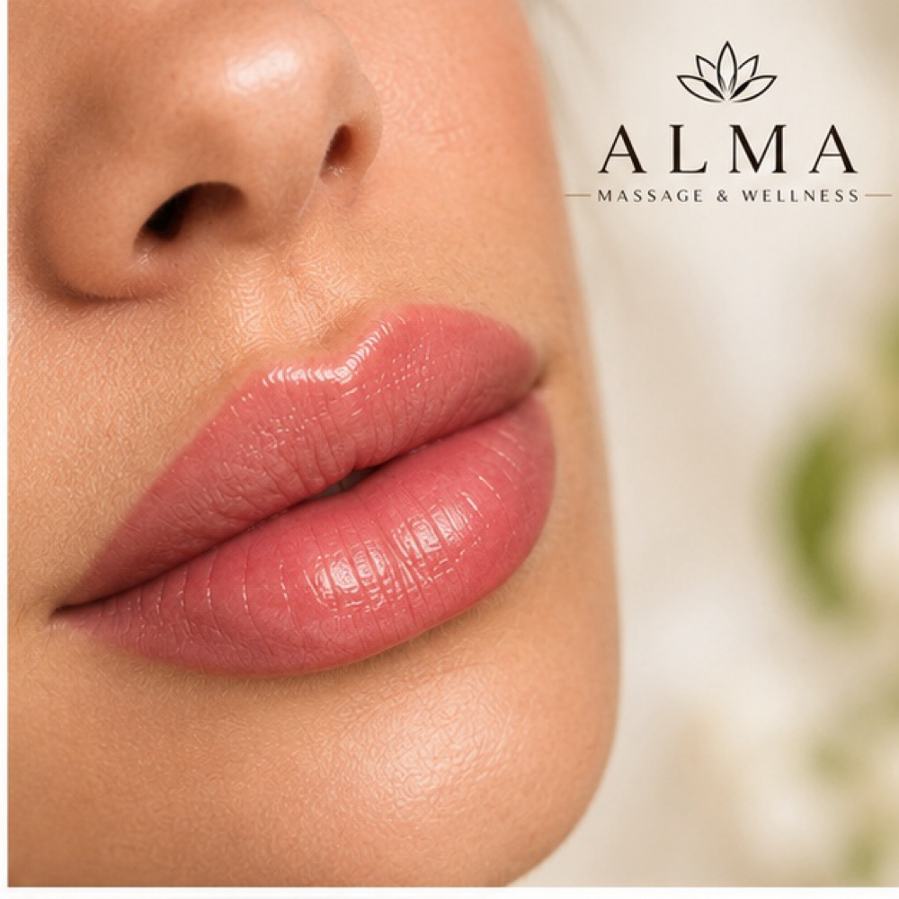 Permanent Make-Up Lip Blushing at Alma Massage & Wellness in Wilmington, NC