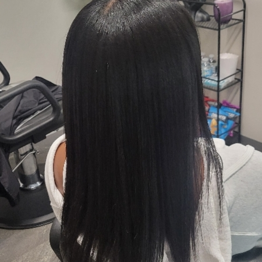 Silk Press at Nspired Hair Designs in Fort Myers, FL