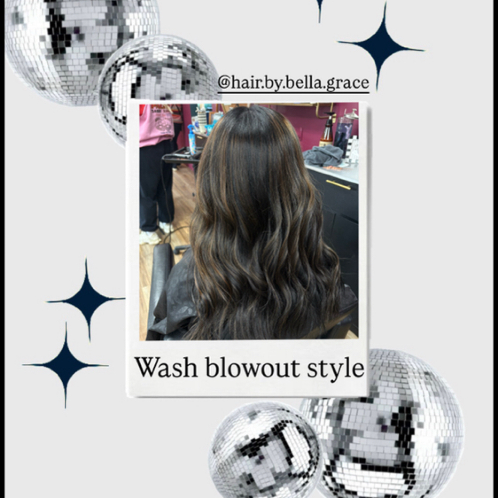 Wash Blowout Style at BOLD Beauty Bar & Extensions in Norwalk, OH