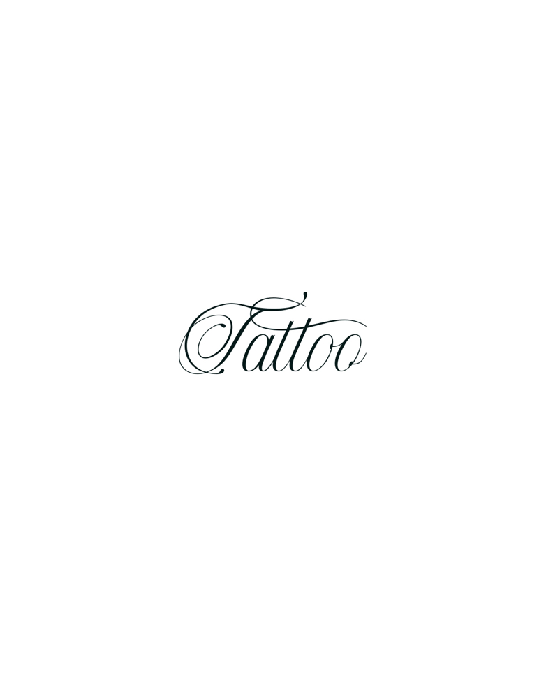 Fine Line / Tiny Tattoo (Large)