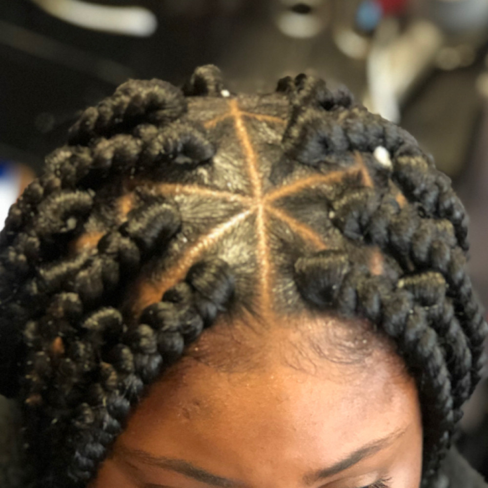 Kids Box Braids at Miracle Handz Hair Salon in Fairborn, OH