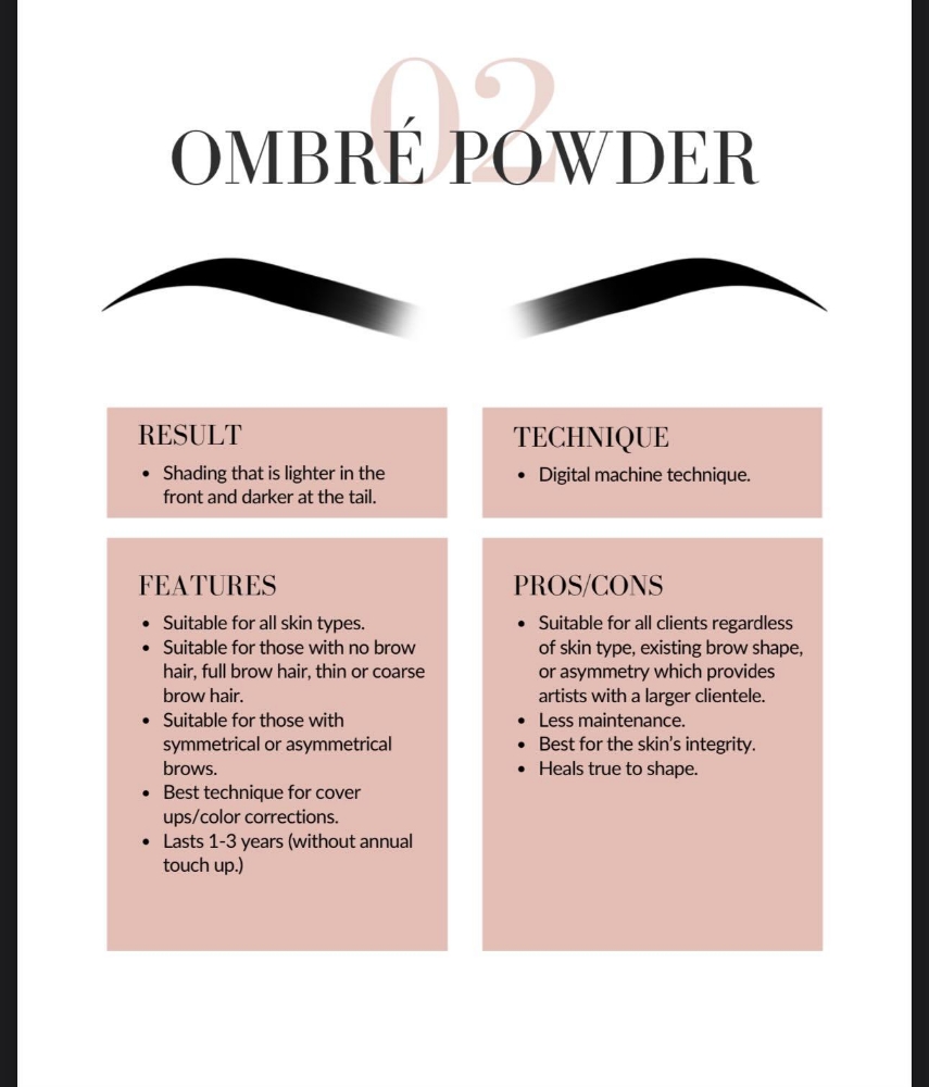 Ombre/Powder Brows