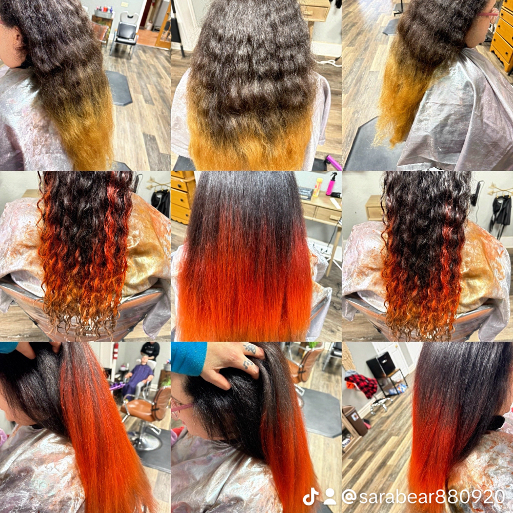 Balayage + Vivids