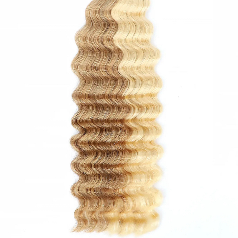 DEEP WAVE - COLOR 27/613 at Canelle Braiding Lounge in Marietta, GA