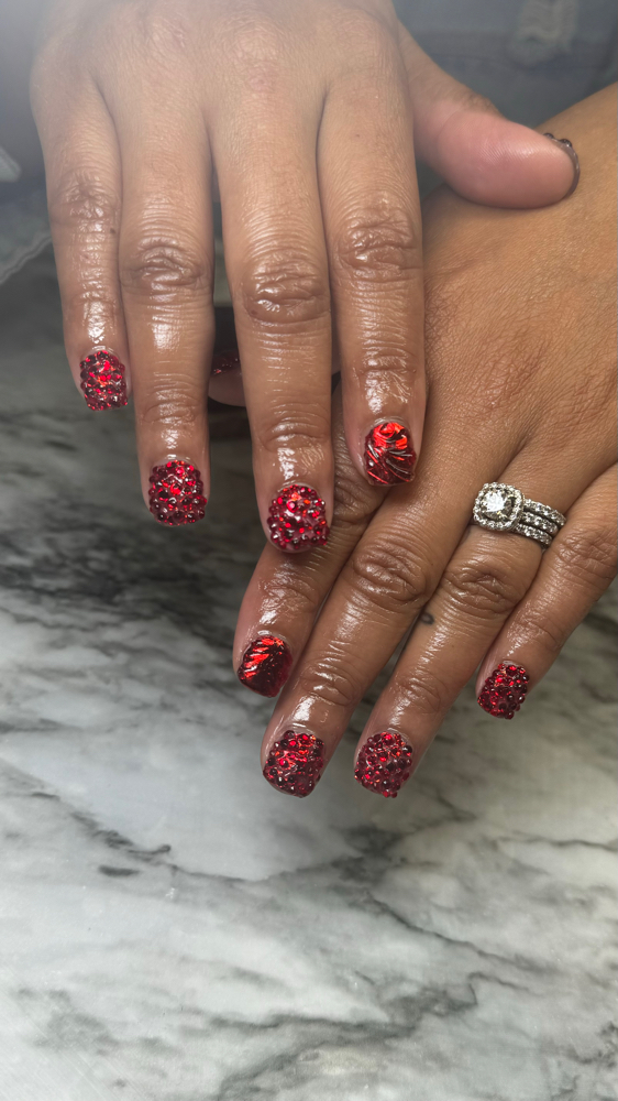 Treasure Nails Design(10 Fingers)