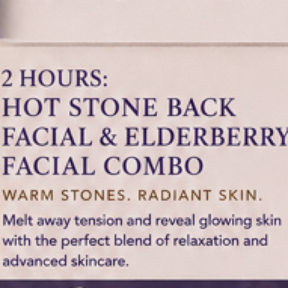 Hot Stone Back Facial Combo at The skin Esteem in Medford, OR