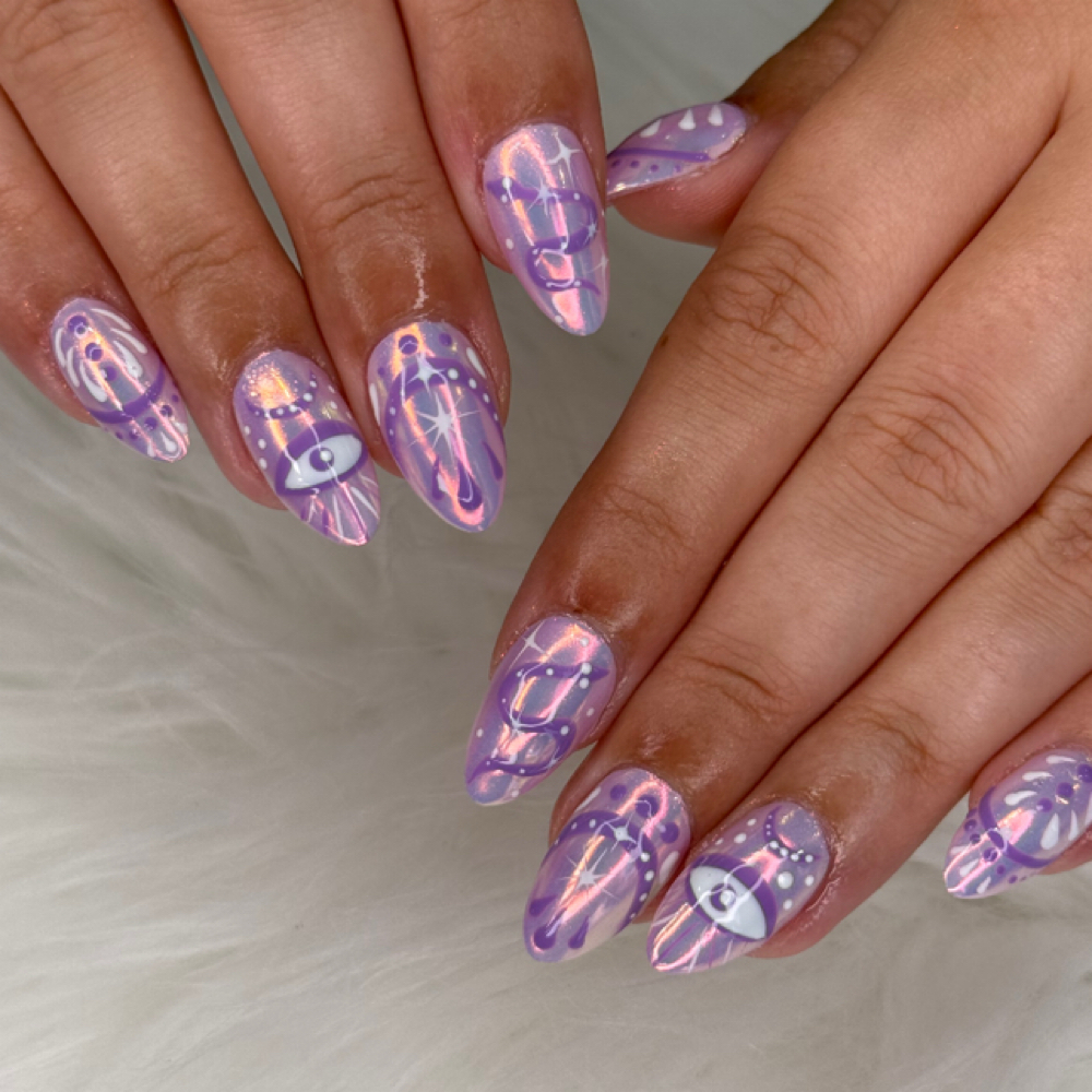 Intricate Nail Art 2 at Pink and Polish in Charlotte, NC