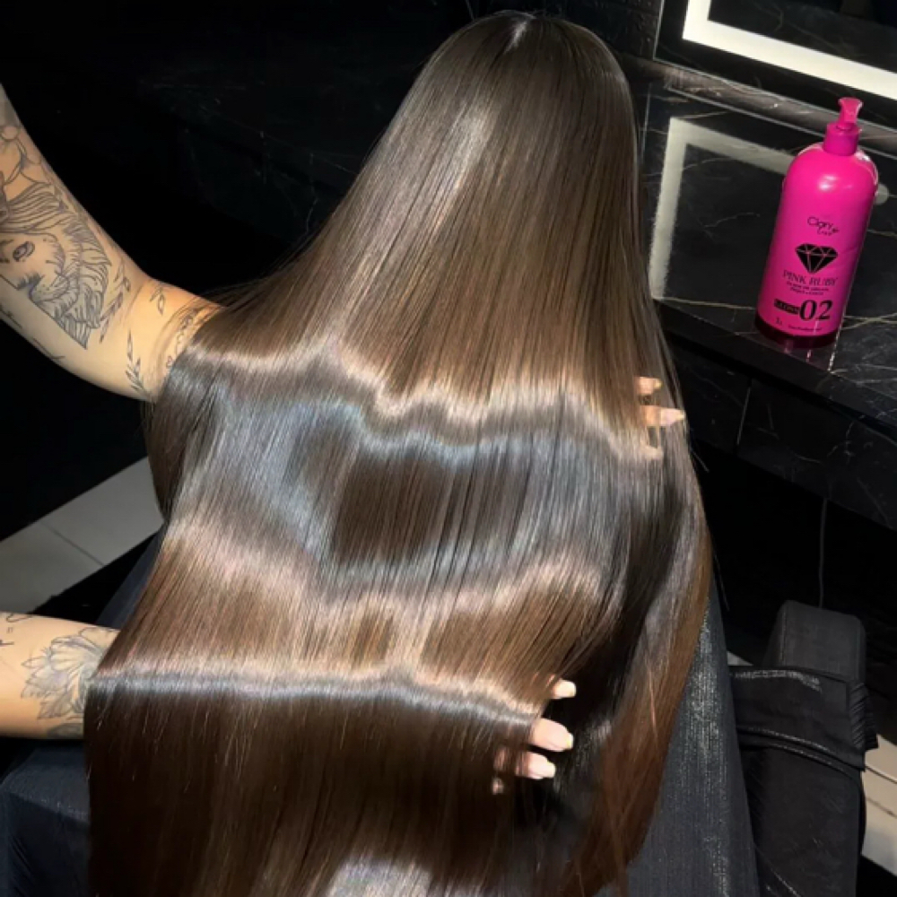 GLASS HAIR + BLOWOUT 💗 at DINADOESGLAM in Philadelphia, PA