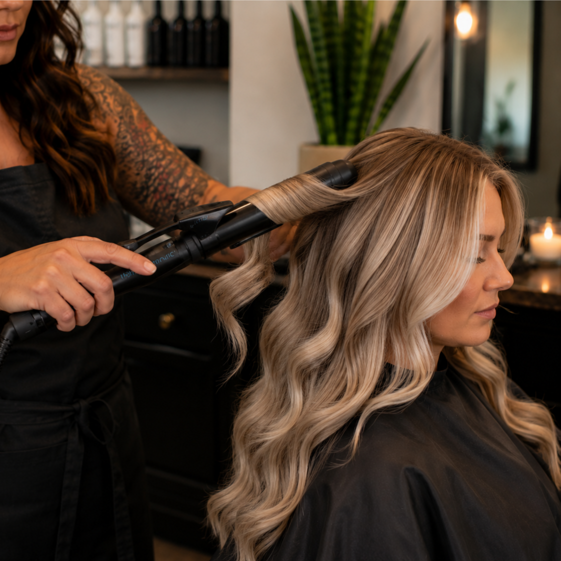 Blowout + Hot Tool Finish at Milk and Honey Hair Collective in Auburn, CA