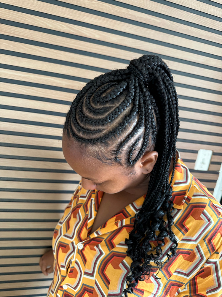 Freestyle Ponytail at The Crown Garden in Jamaica, NY