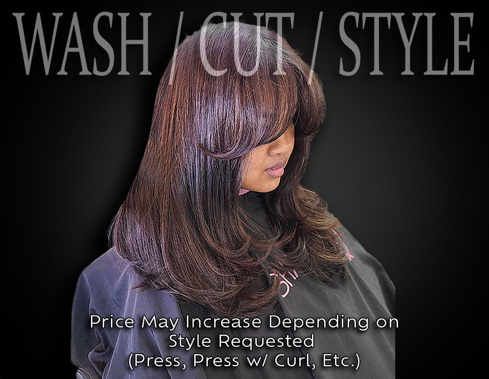 Wash/ Cut/ Style