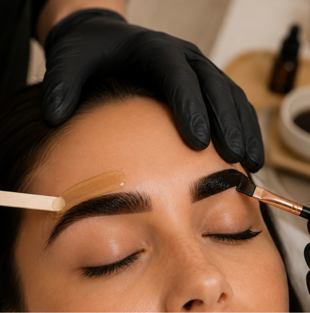 Eyebrow Wax & Tint at Bare Glow Studio in Chelsea, MI