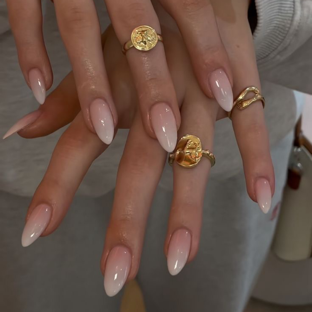 Basic Structure Ombre Manicure at Wicked Nailz Studios in Newburgh, NY