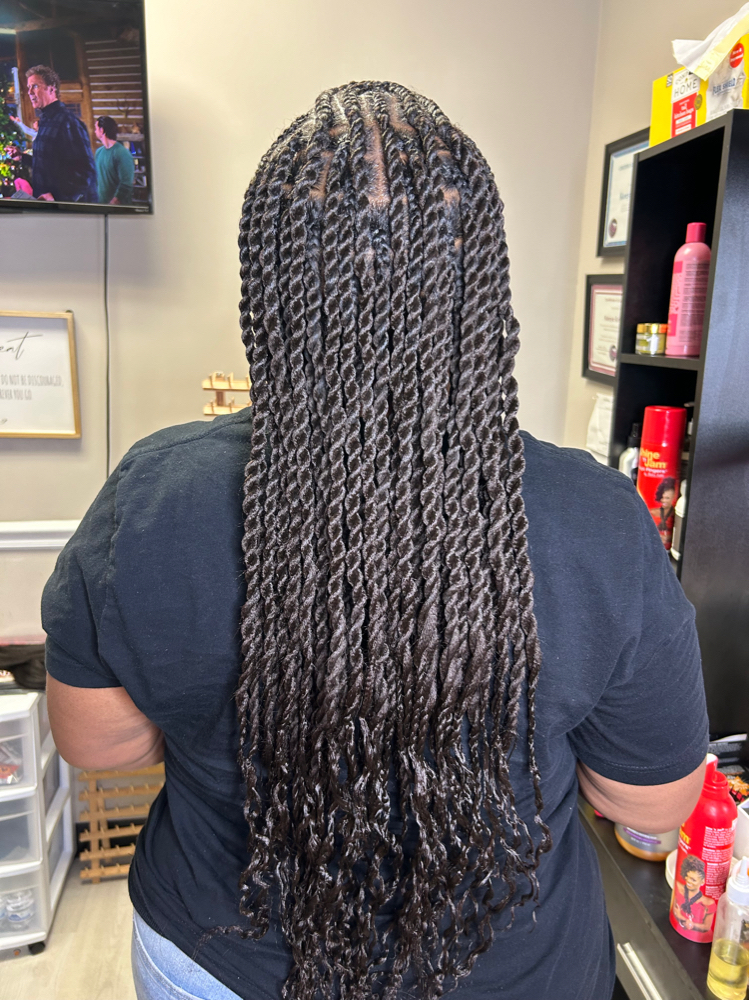 Smedium Fulani Braids