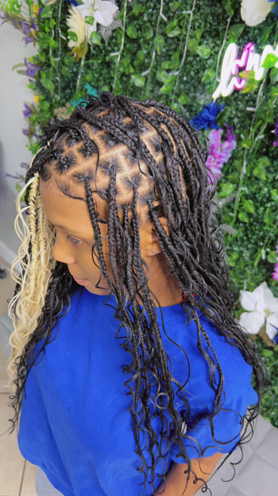 Boho Knotless Braids 🥰 at Kiwaja Handz in Terrytown, LA