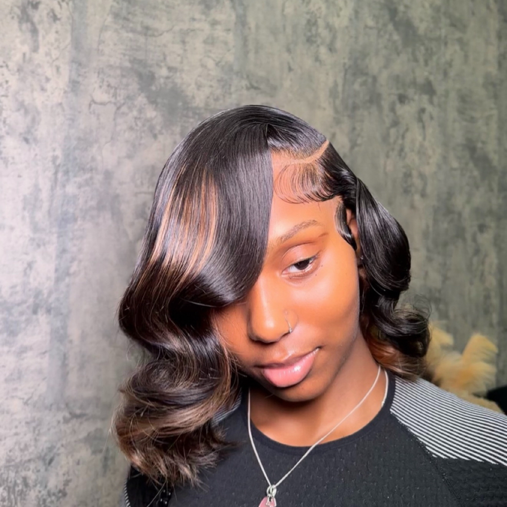 Closure/frontal Quick Weave Bob at Jonae Paul in Southfield, MI