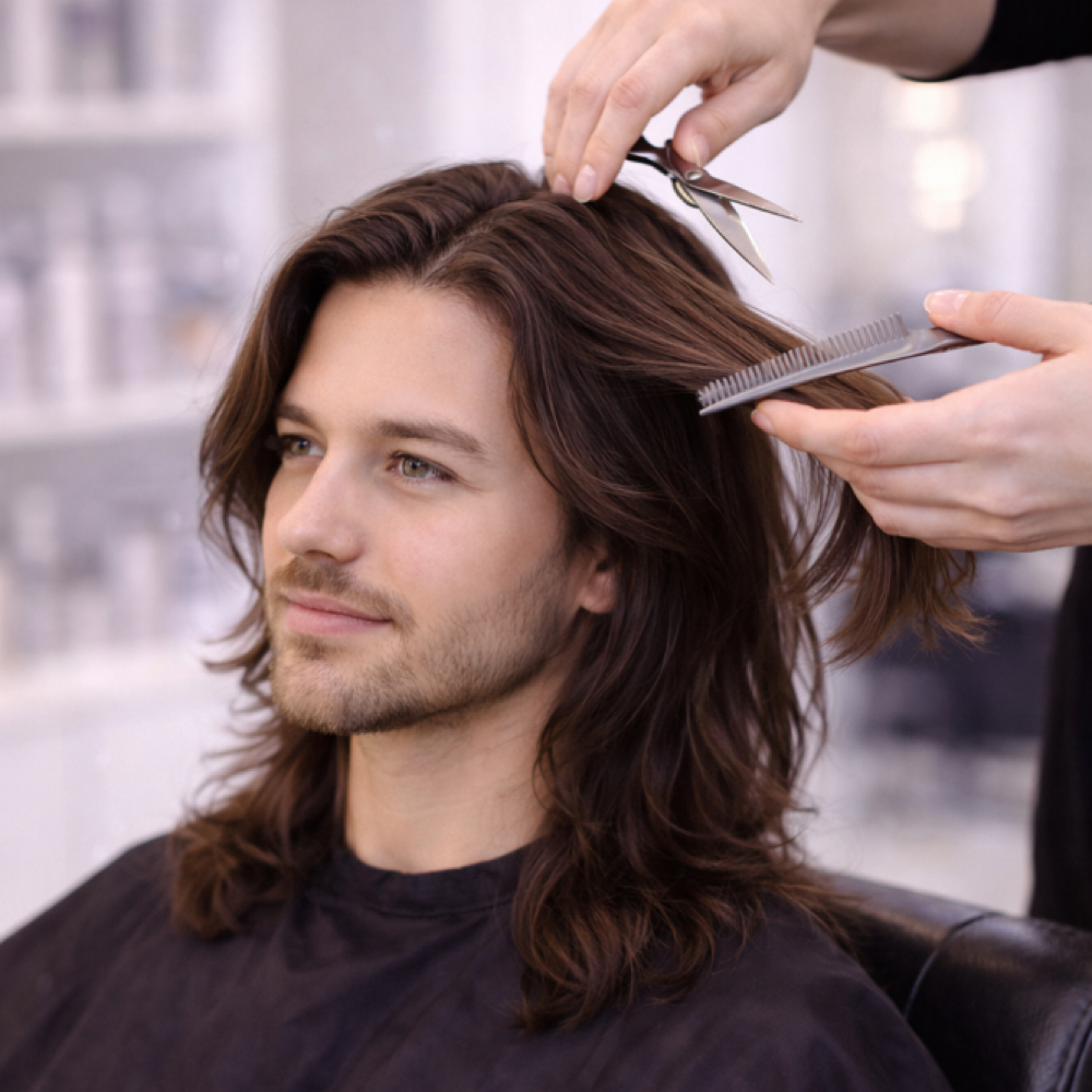 MEN HAIRCUT at Color Me Royal Salon in Kyle, TX