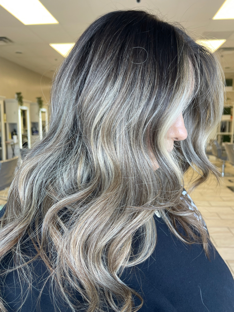 Partial Blonding + Style