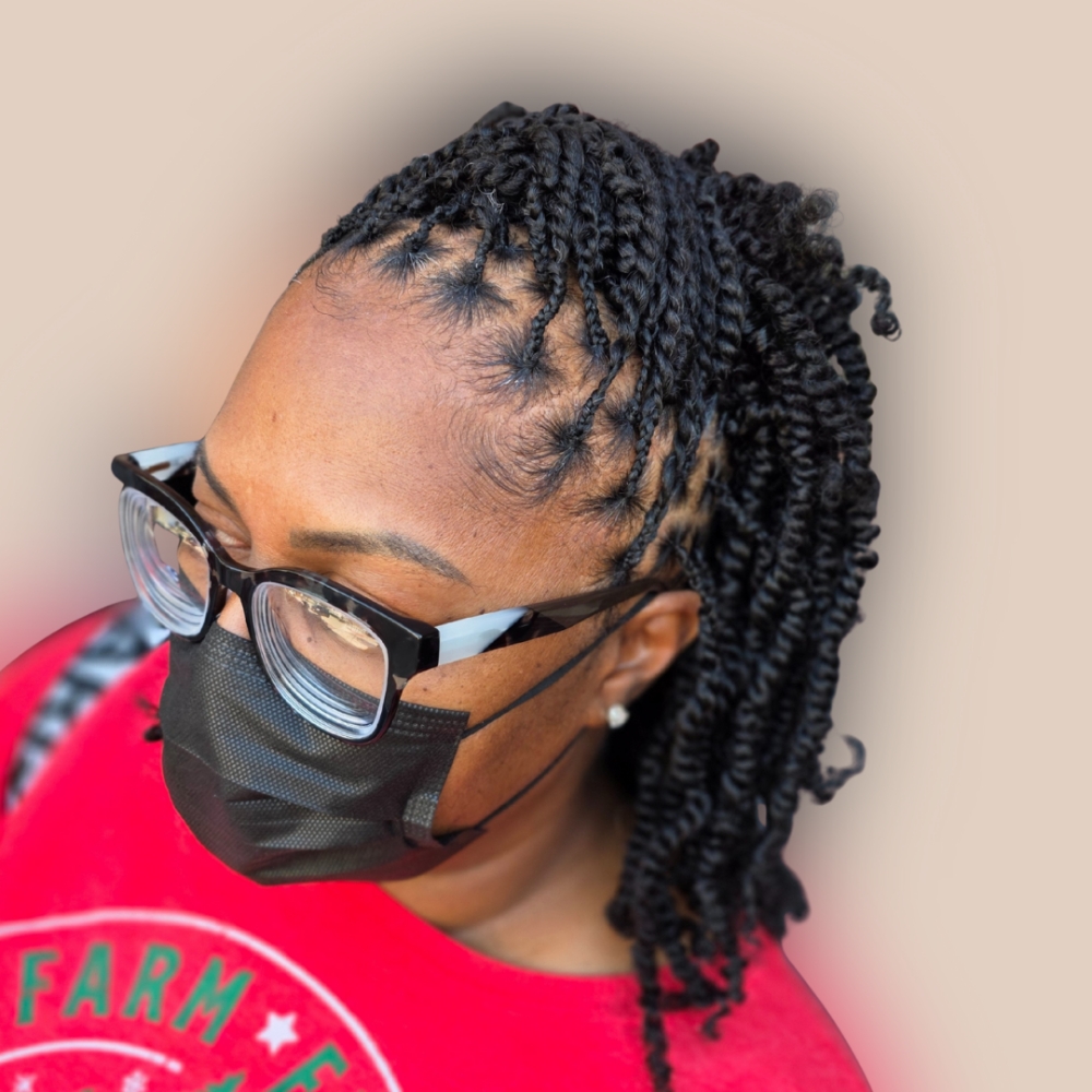 Crochet Spring Twists with Individual Perimeter