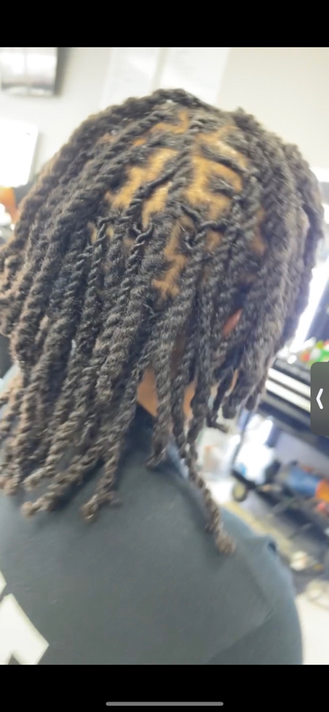 Loc Style 2/2 strands (Waist+)