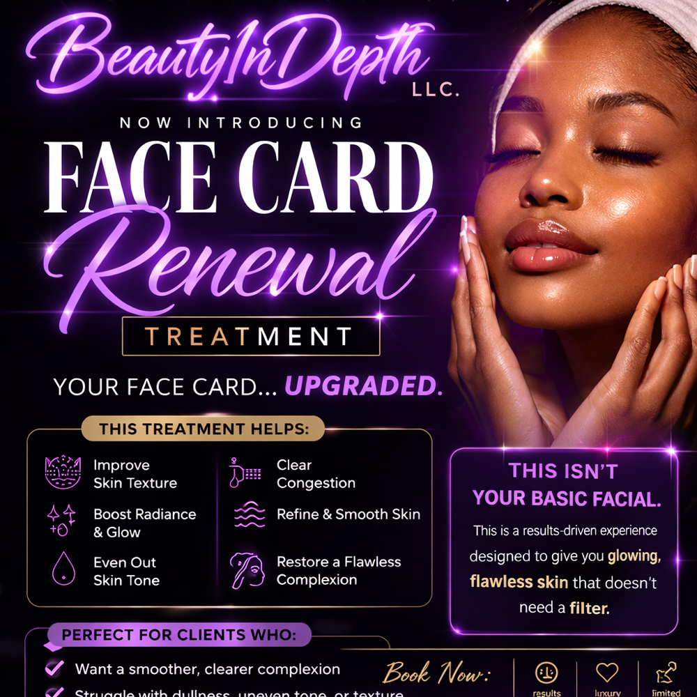 **New Service** Face Card Renewal at BeautyInDepth Llc. in White plains, NY