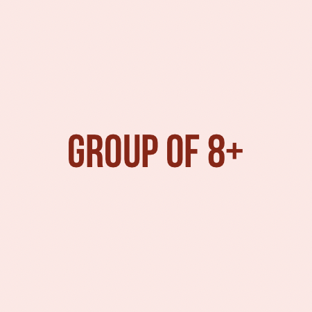 Group Tan For 8+ | $50 per tan