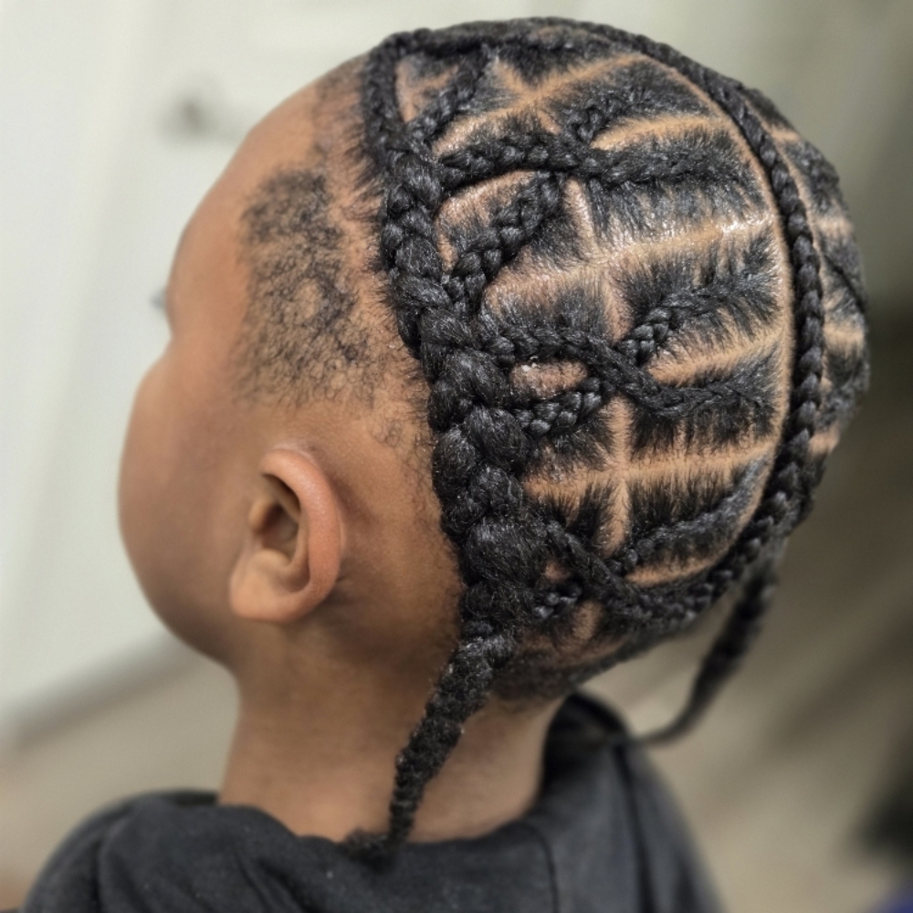 Kids Braids No Hair Added at All Styles by Lady in Atlanta, GA