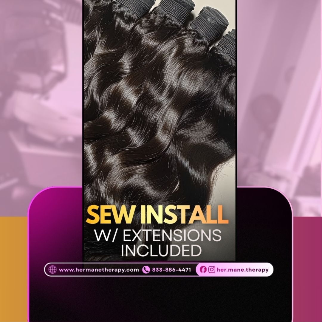 Sew Install W/ Extensions Included at Her Mane Therapy in Lewisville, TX
