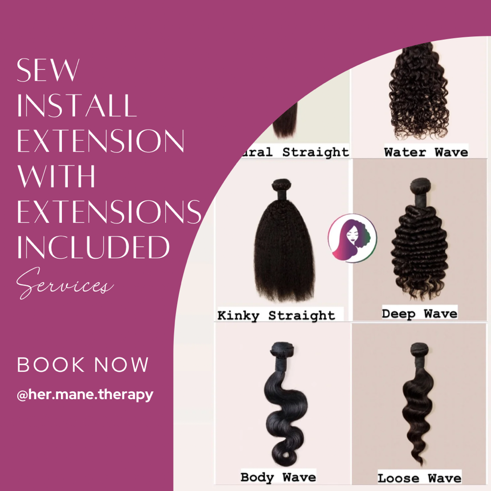 Sew Install W/ Extensions Included