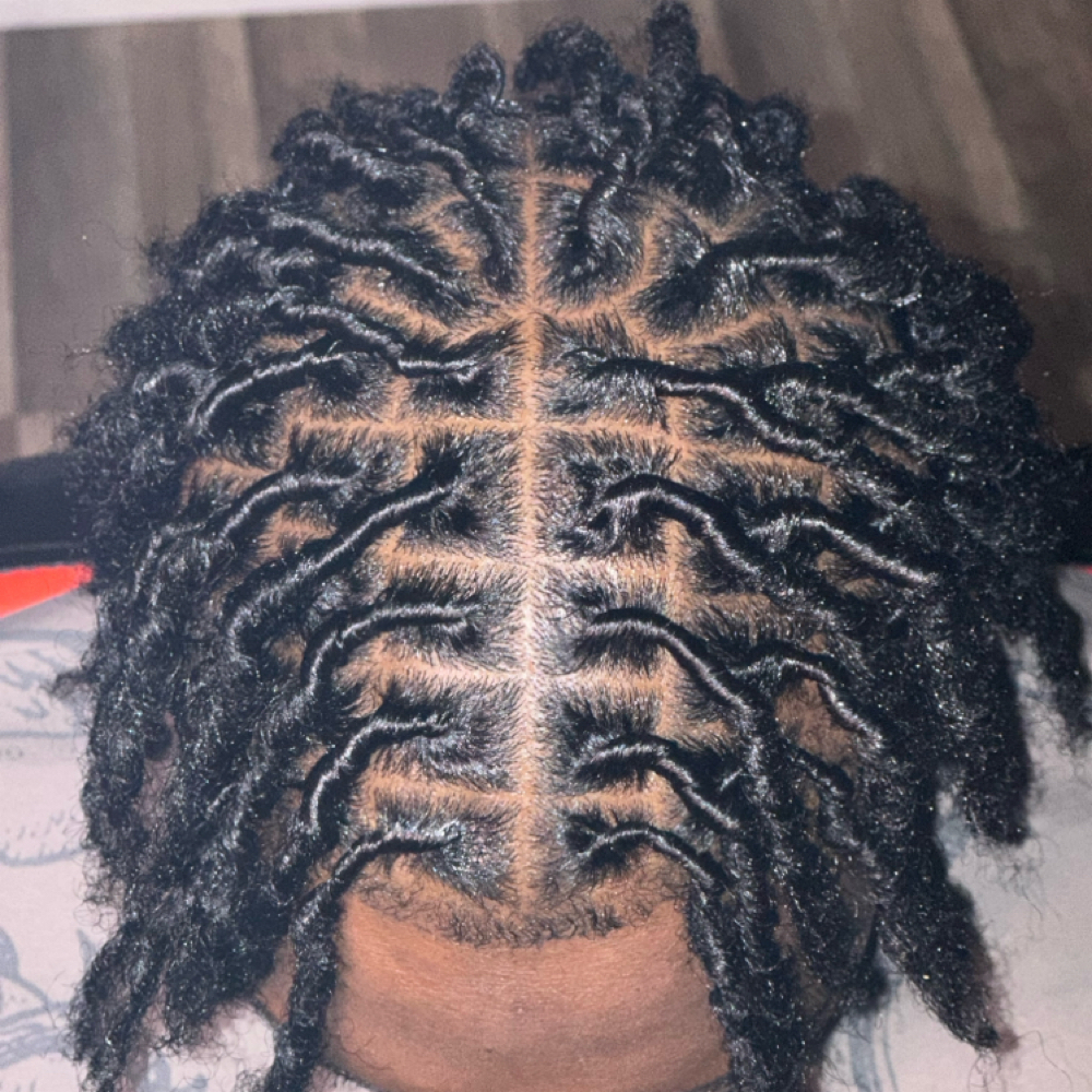 RETWIST: REGULAR LOCS at QC Locs & Lashes in Fort Worth, TX