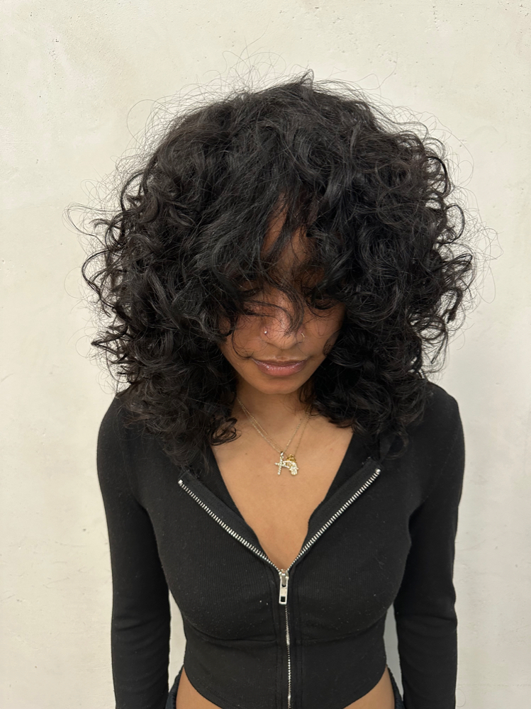 Curly Cut + Style