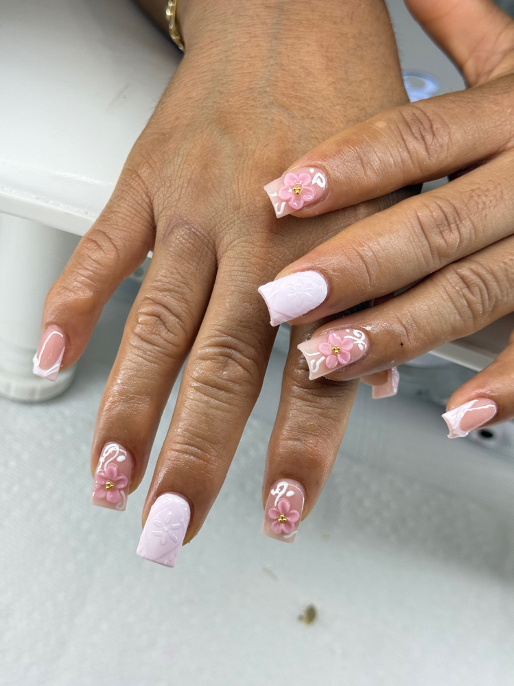 Polygel Nails Short