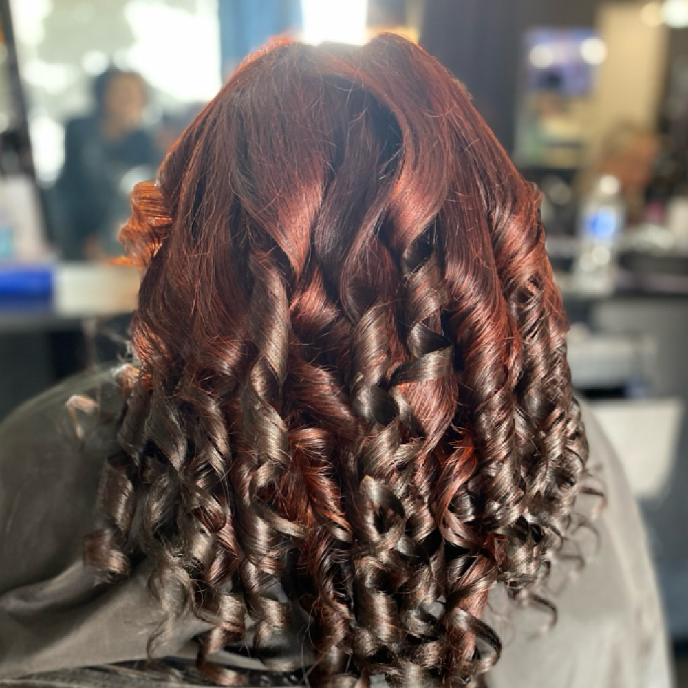 Extension Styling (No Wash) at Spoiled Bhaddie Beauty Studio in Live Oak, TX