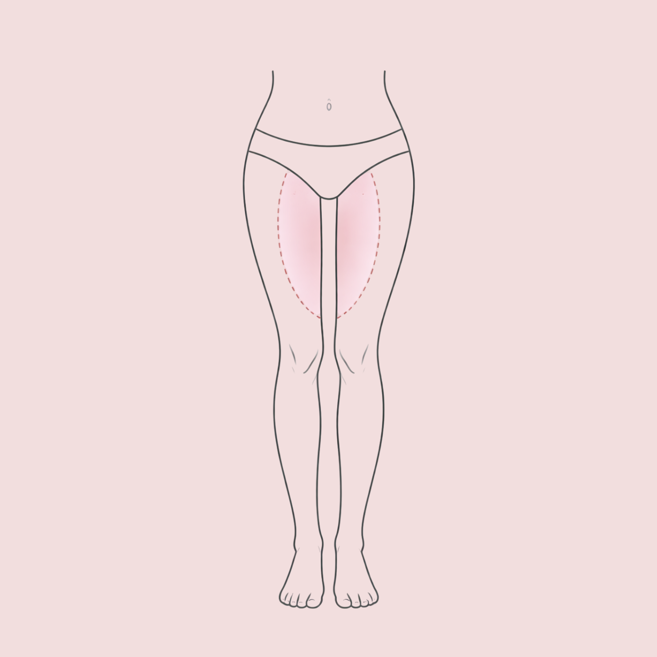 Inner Thighs at Polished Pearl Studio in Johnston, RI