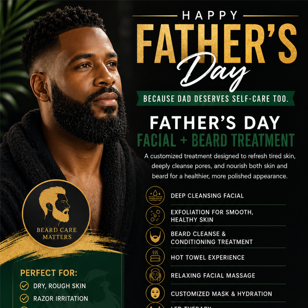 Fathers Day Facial+ Beard Treatment at VIDAMIN+ SKIN CARE in ORANGE PARK, FL