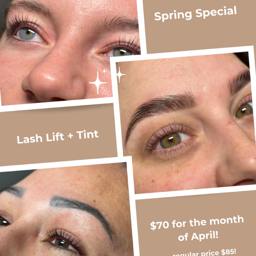 April Lash lift + tint at Beauty on The Bricks in Hays, KS