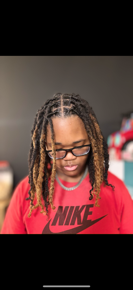 Loc shampoo,  and re-twist No Style