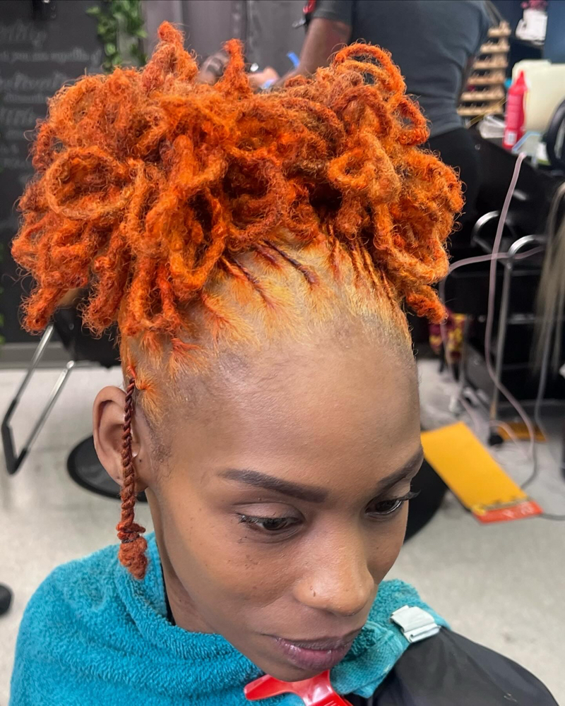 Loc Color (lifted), Retwist, Design