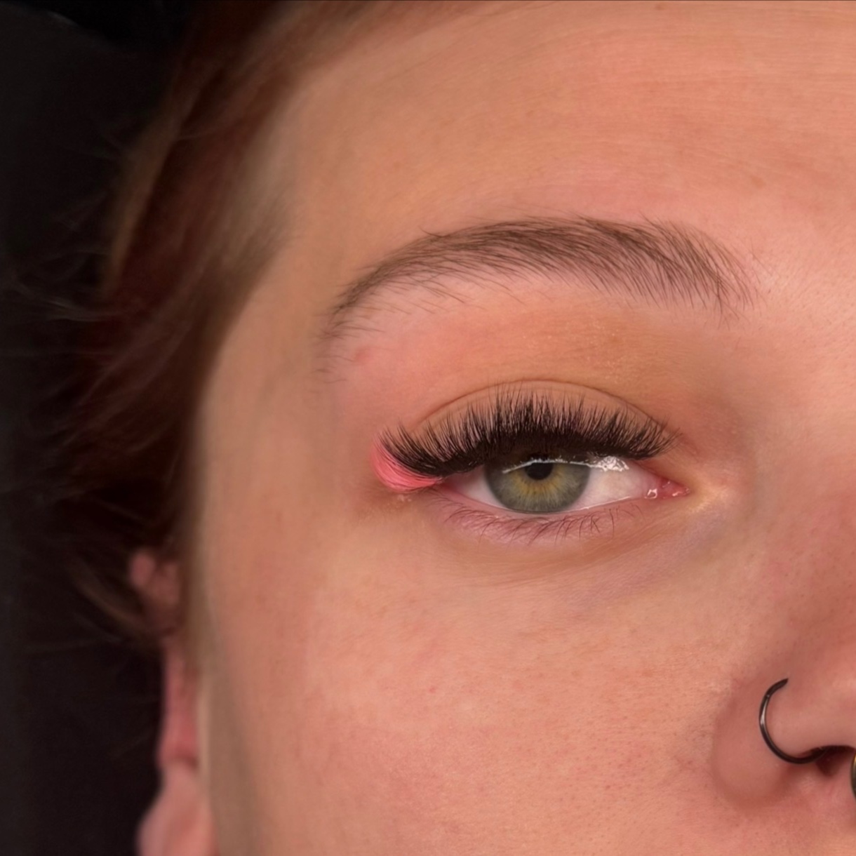 Colored Lashes at LASH DUSK in Oswego, NY