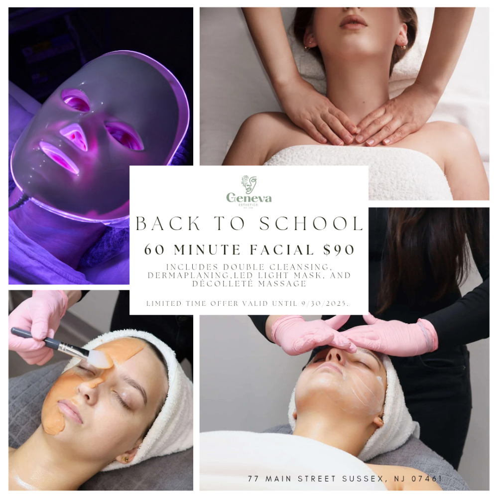 Back To School 60 Minute Facial at Geneva Esthetics in Sussex, NJ