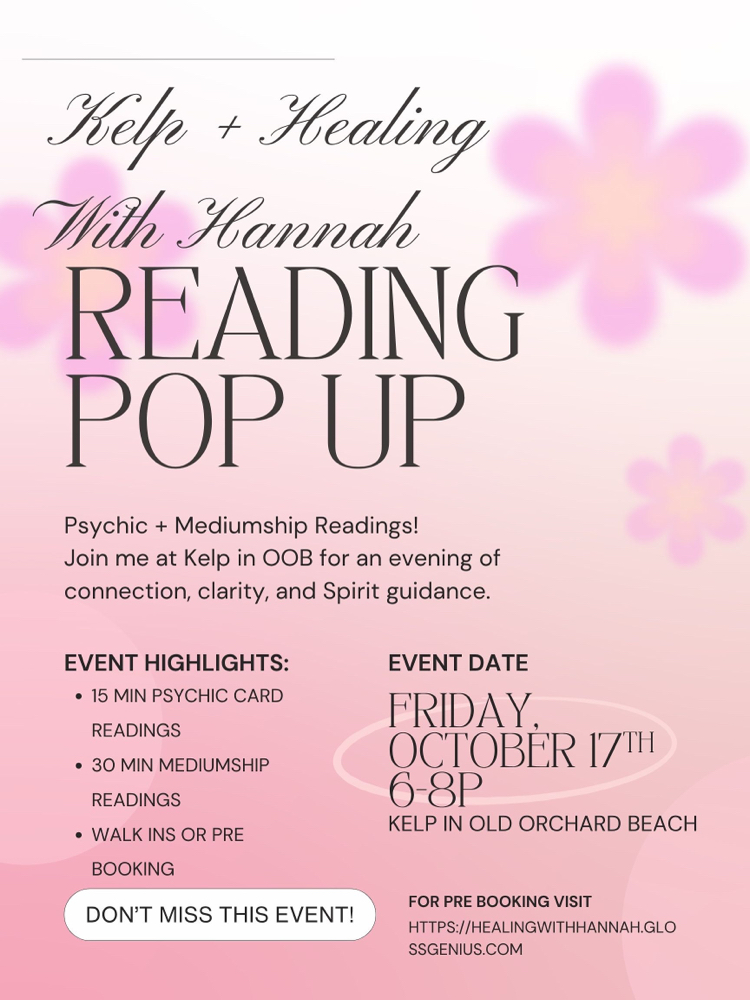10/17 Psychic Reading @KELP IN OOB