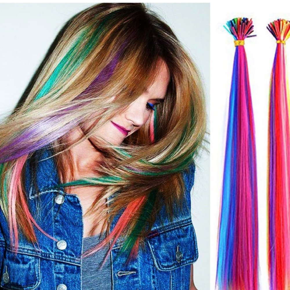 Colored Hair I-Tip at Bloomington Extension Bar and Salon in Lubbock, TX