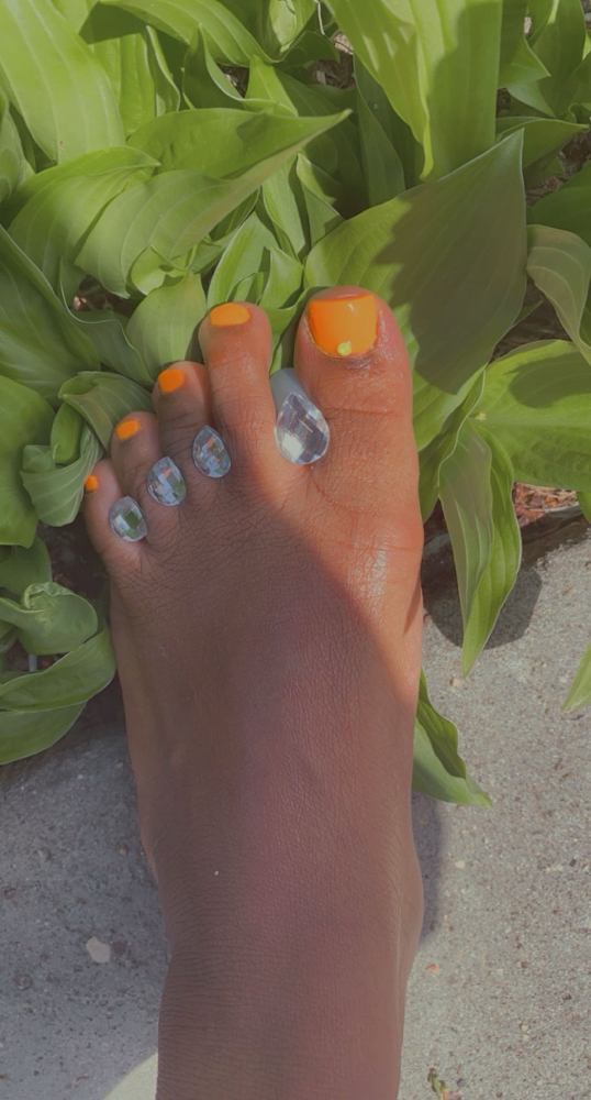 Acrylic big Toes