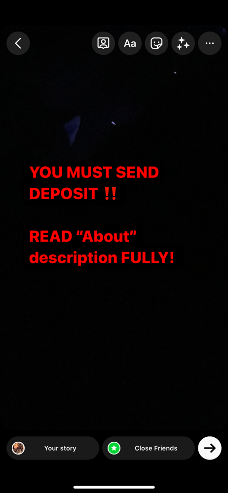 NO DEPOSIT, NO APPOINTMENT‼️