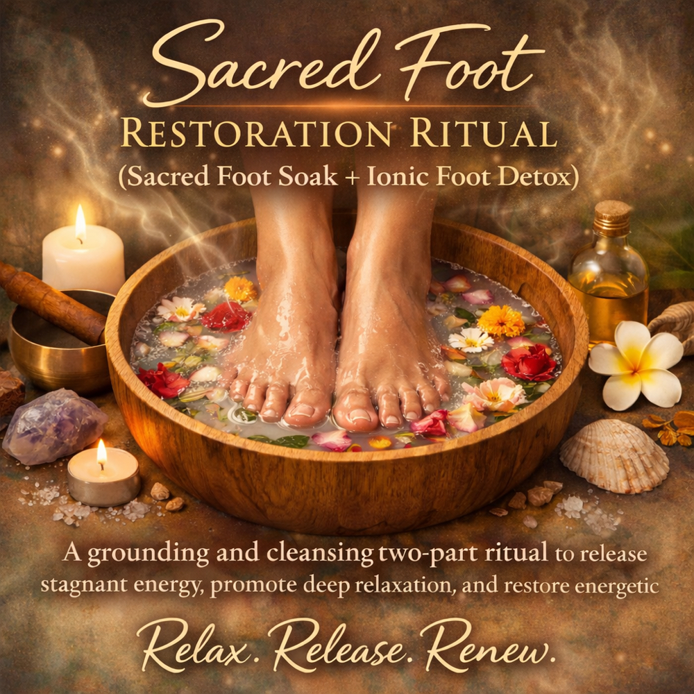 Sacred Foot Restoration Ritual at Eclectic Faith Botanica and Wellness Center in Conyers, GA