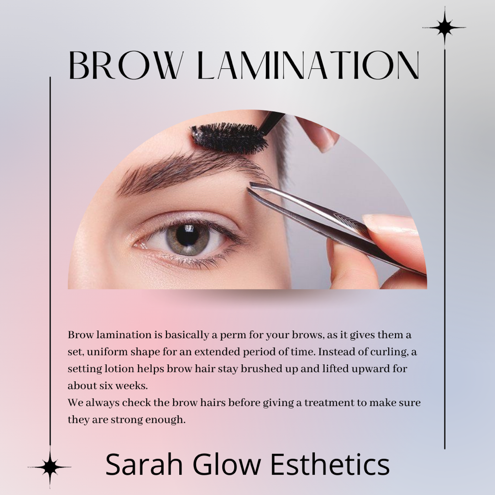 Brow Lamination+Thread/Wax+Tinting