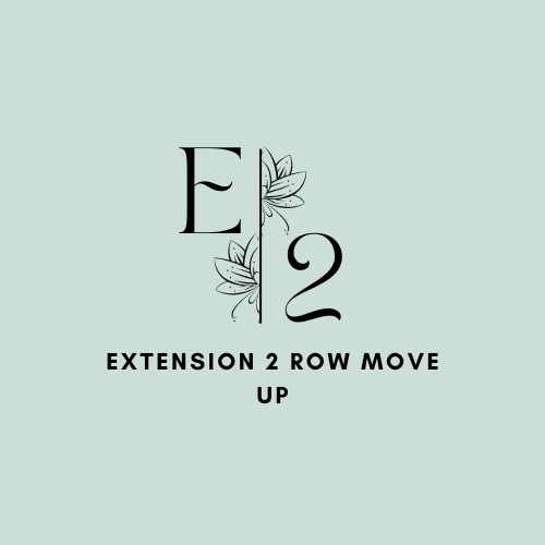 Extention Move Up 2 Rows